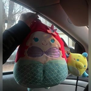 Ariel and Flounder Squishmallow